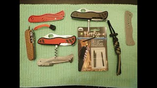 Fitting a Firefly fire starter  inside a 111mm Victorinox Soldier