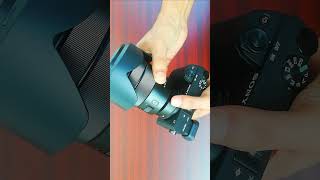 How to Put Lens in E mount || Sony a6400 ||  #mudratechinfos #sonycamera #sonya6400