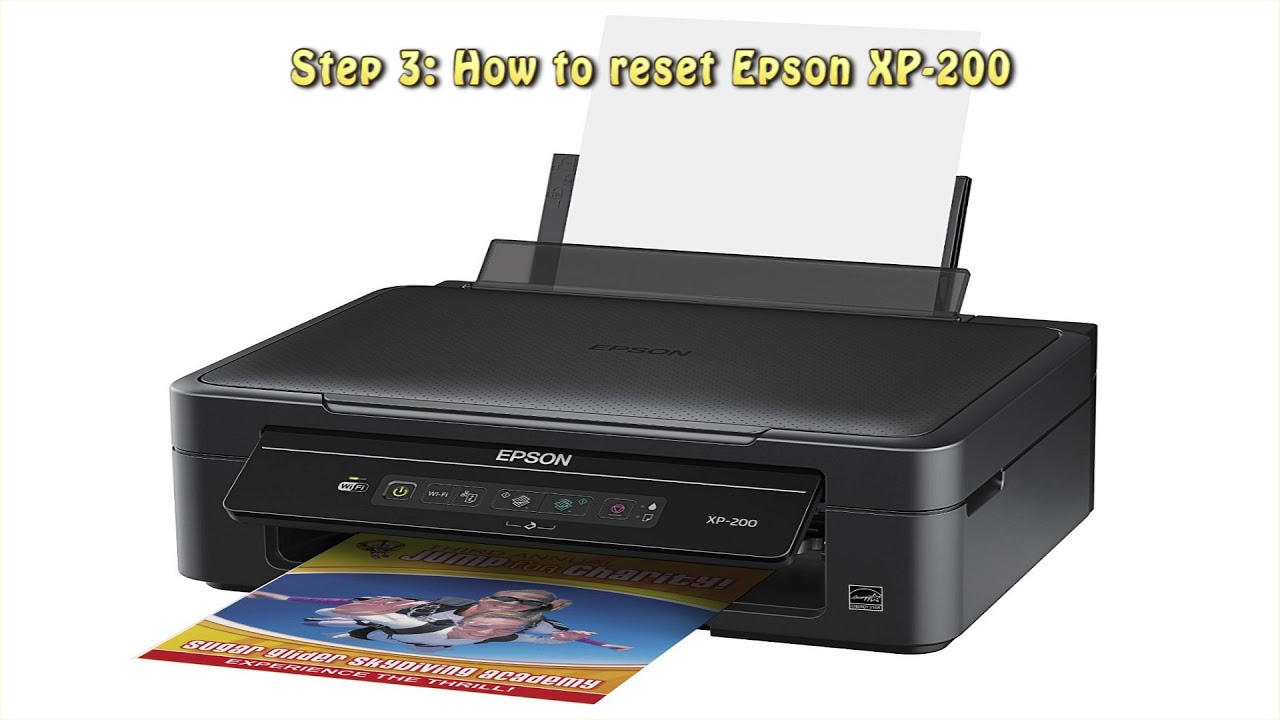 Reset Epson XP 200 Waste Ink Pad 