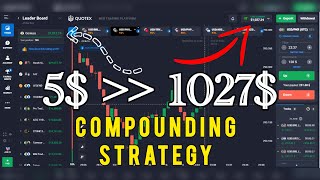 5$ To 1027$ In 1 Day | Quotex Live Trading | How To Predict Next Candle | Quotex 1 Minute Strategy