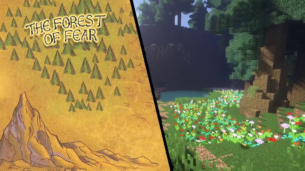 Minecraft Beast Quest FERNO'S MOUNTAIN & THE FOREST OF FEAR