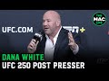 Dana White reacts to Conor McGregor’s retirement | UFC 250 Post Fight Press-Conference