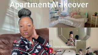 Small Home Office Redecorating on a Budget | Transforming My Apartment