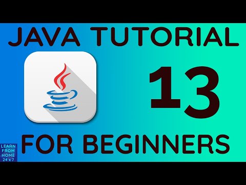 Scanner Class in Java | Java Tutorial 13 for Beginners |  Learn from Home 24*7