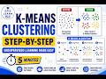 K-Means Clustering Explained in 5 Minutes | Unsupervised Learning Made Easy