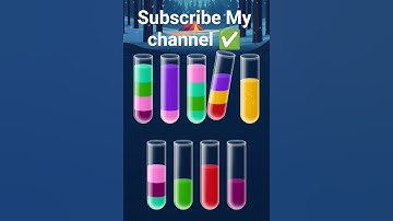 Water sort Level -22 Complete ✅ 1k+ views 🥳