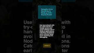 Simplify Error Handling In Nod
