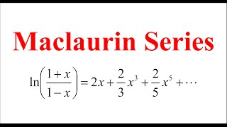 Maclaurin Series Ln1X1-X