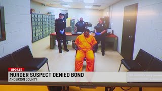 Bond denied for suspect accused of killing Anderson teen