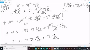 Solve x² = 2y² logy is a solution of the equation (x² + y²) dy/dx - xy = 0