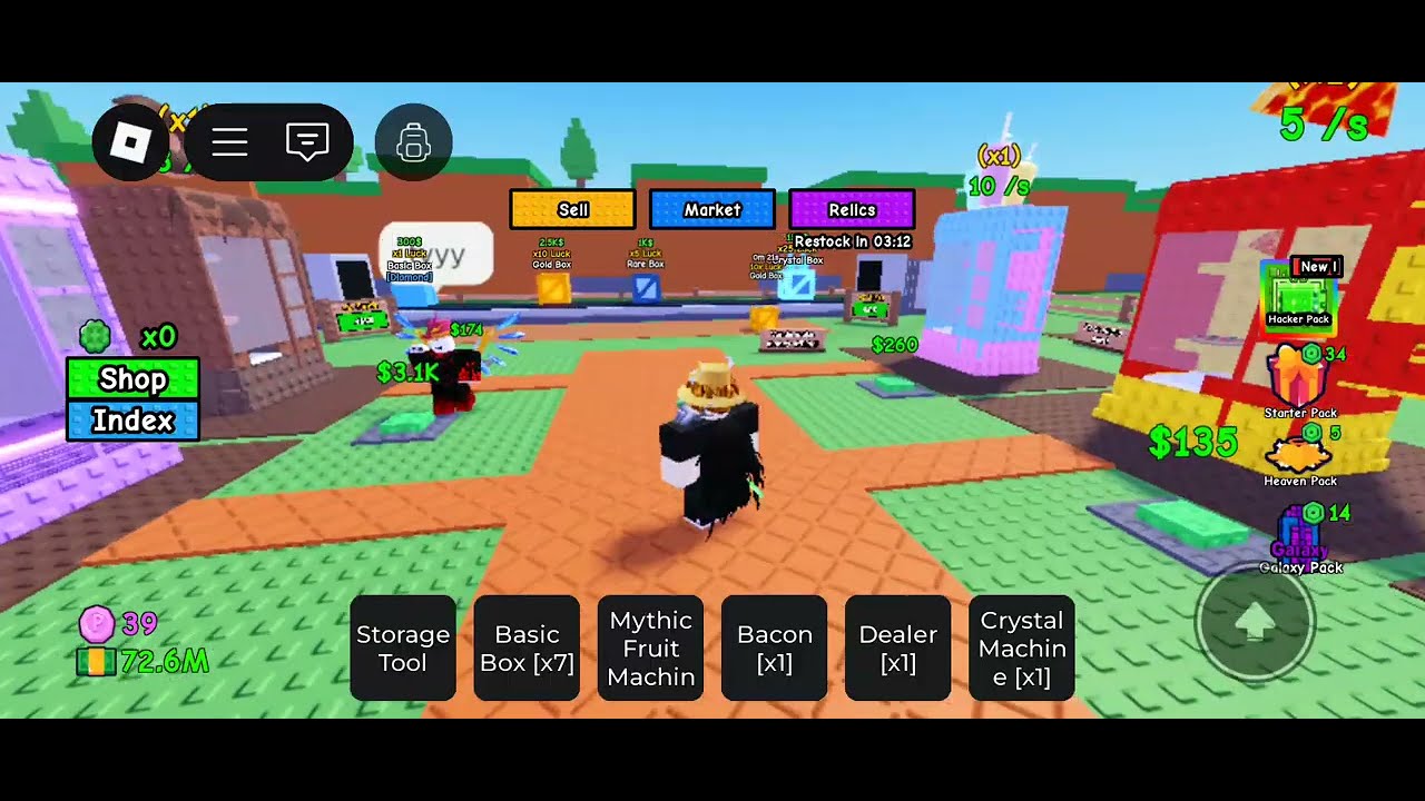 Gameplay ( Roblox vending world ) ( part 1 ) 