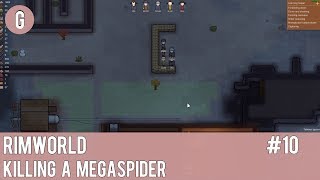 Rimworld Gameplay Part 10 - Killing a Megaspider