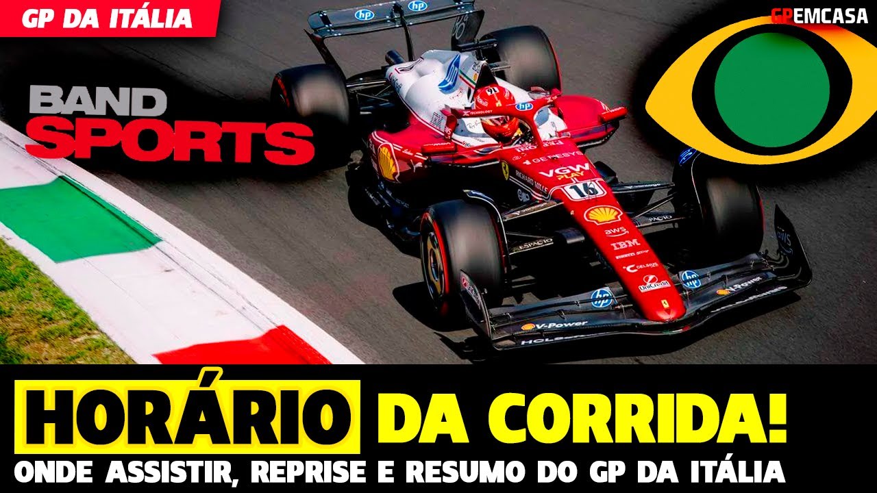 Gp Da Itália: Veja Onde Assistir, Horário Da Transmissão, Reprise E Resumo | Fórmula 1 | Gp Em Casa