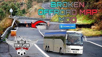 BUSSID Map Mod V3.7_ Download BROKEN OFFROAD▲ Map Mod For Bus Simulator Indonesia //Broken map mod