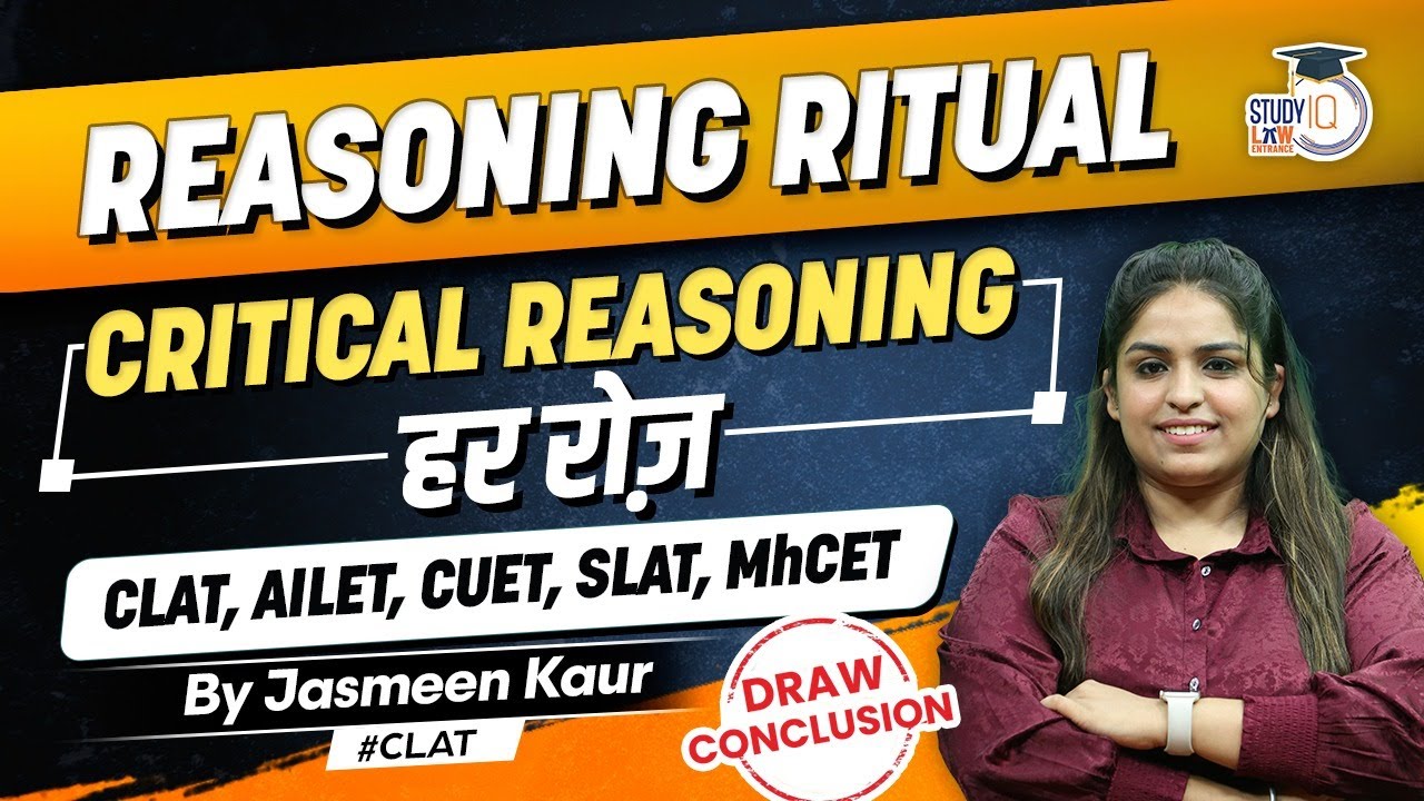Types of Questions | Critical Reasoning Questions | Draw Conclusions | Inference | CLAT 2024