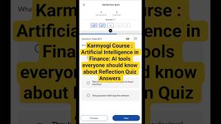 Karmyogi Course : AI tools everyone should know about Reflection Quiz Answers