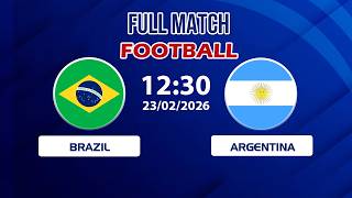 🔴 Brazil vs Argentina | An Attacking Storm Meets Iron Mentality