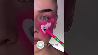 Celebrity Dreamy Heart Makeup |  Easy creative makeup tutorial for beginners💗💗 Wealth
