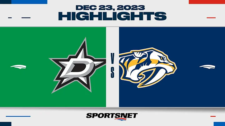 NHL Highlights | Stars vs. Predators - December 23, 2023