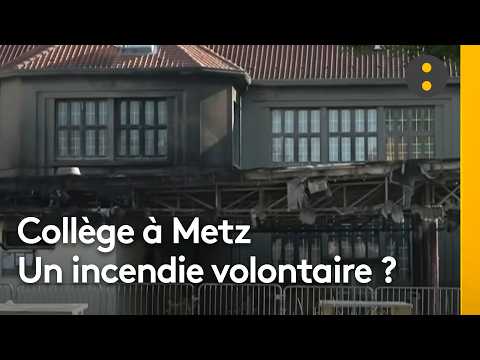 "School Courtyard Engulfed in Flames": Arson Suspected at a Middle School in Metz