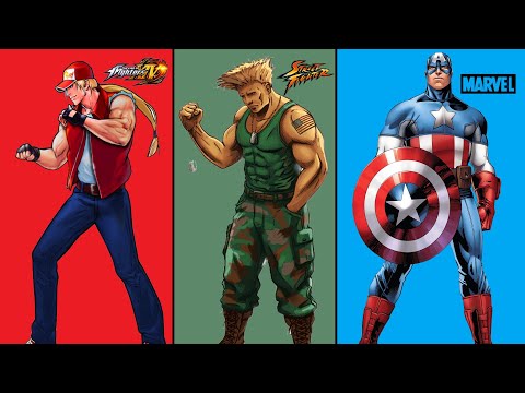 MUGEN Tag Team Arcade Request Terry Bogard Guile Captain America KOF Street Fighter Marvel 