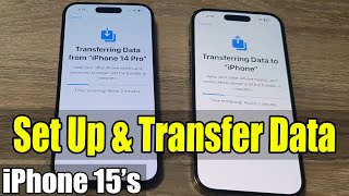 How to Set Up the New iPhone 15/15 Pro Max & Transfer Data Over From the Old iPhone