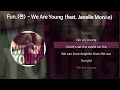 Fun. - We Are Young (feat. Janelle MonΓ‘e) πΆ κ°μ¬ & ν΄μ