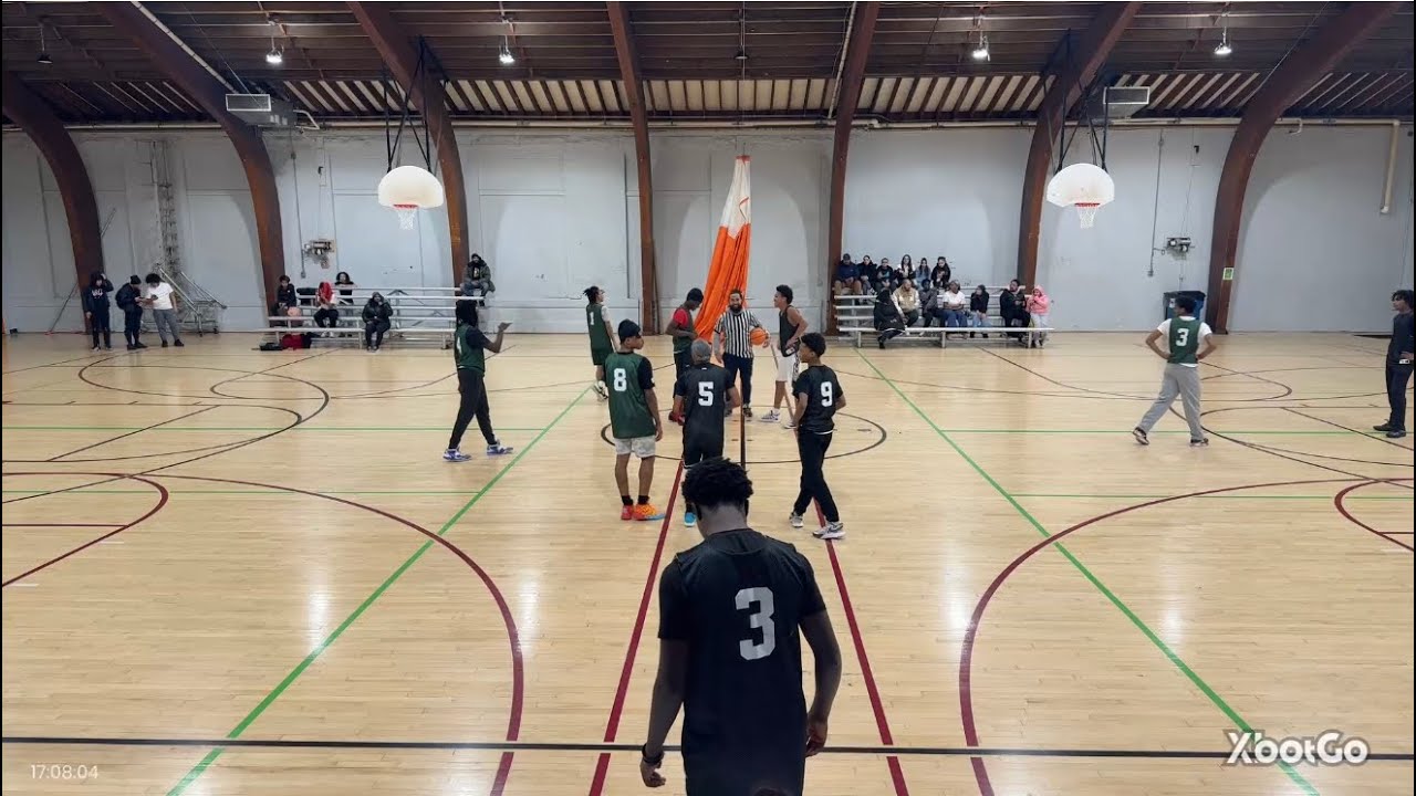 Grimes Gym Youth Winter League Black vs Green
