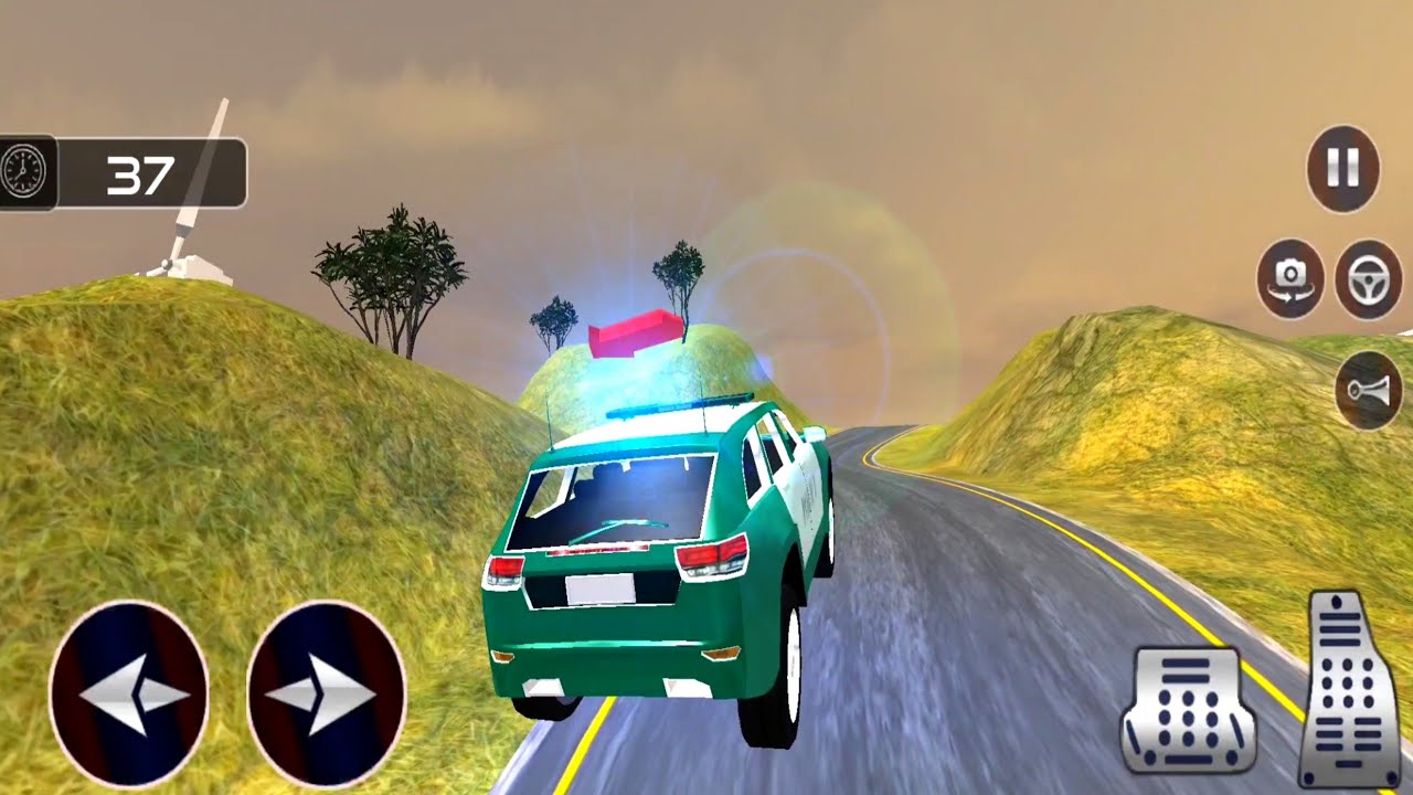 US Police Car - Offroad Police Van Chasing Crime Driving - Android GamePlay #8