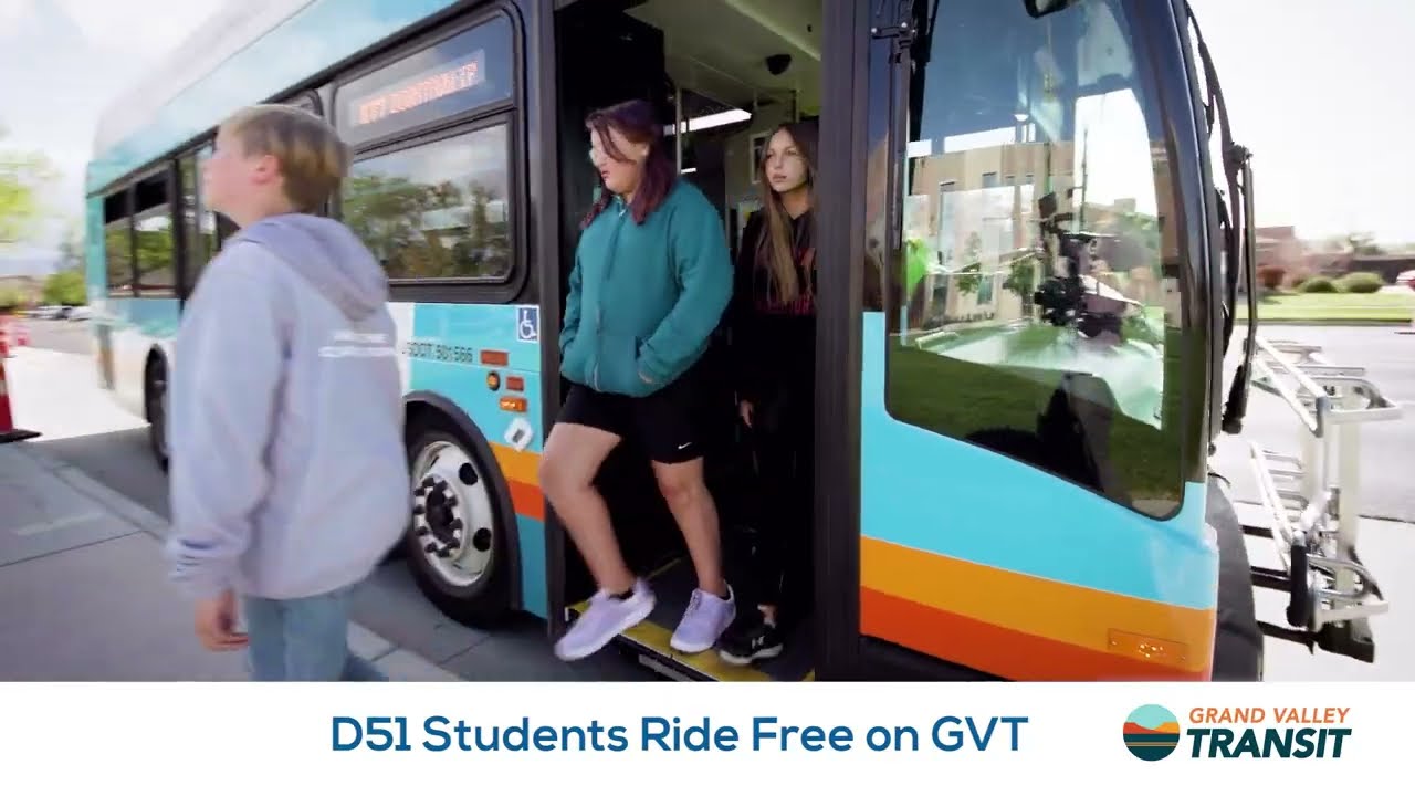 District 51 Middle & High School Students Ride GVT FREE