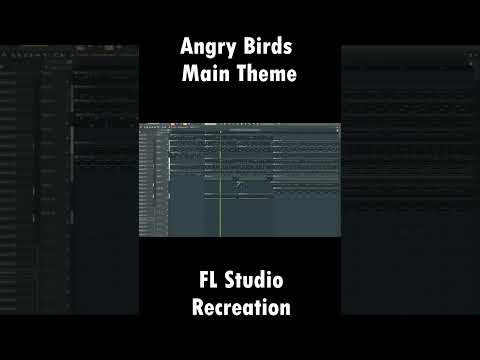 i know the ending isnt accurate but its the best i could do lol #angrybirds #flstudio #shorts