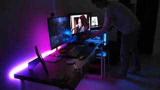 Nzxt H700I Rgb Crazy Workspace Build Vertical Gpu