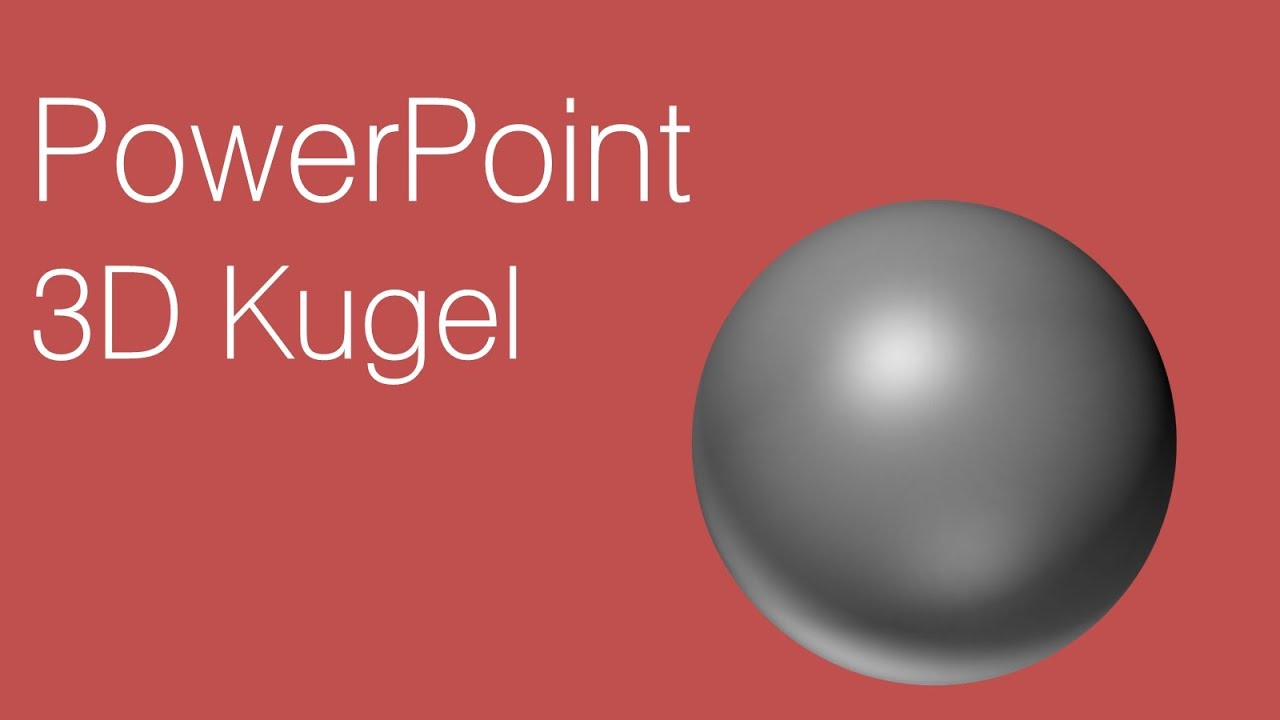 Powerpoint 3d Kugel Youtube