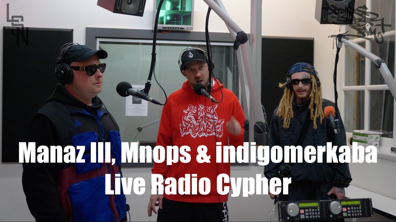 indigomerkaba x Mnops x Manaz Ill Live Cipher on BKS 93.7FM (2022 ...