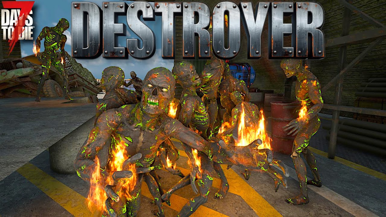 7 Days To Die - DESTROYER! - Camp HELL - Part 2!! (Ep27)