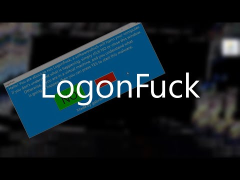 【LogonUIとMBRをダブル上書き】 LogonF*ck.exe 【トロイの木馬】