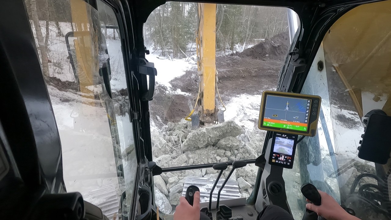 Rail Baltica - PART 4 Temporary Road & Box Culvert Preparation | CAT 320 GC + Topcon 3D