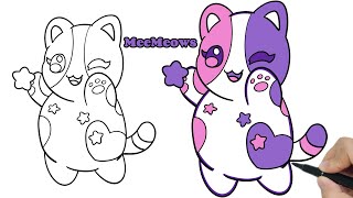 How to Draw Aphmau Cat MeeMeows Step by Step