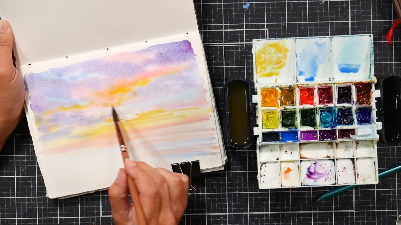 What I Painted on Vacation and a Quick Sunrise Demo