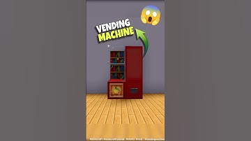"Create a Working Vending Machine in Minecraft! 🔥 | Easy Redstone Tutorial"