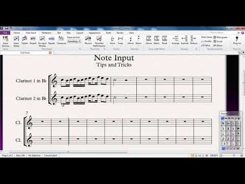 Sibelius 7.5 Tutorial Series - Re-Input Pitches