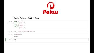 Basic Python - Switch Case