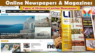 Online Newspapers & Magazines |Types & History of online Newspaper E-Edition vs Web-Edtion