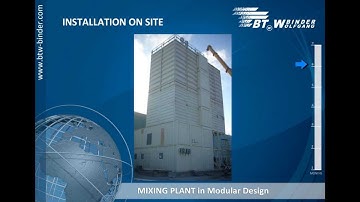 Mixing Plant  Modular Design by BT Wolfgang Binder