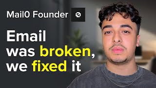 Email was broken. We fixed it. Wealth