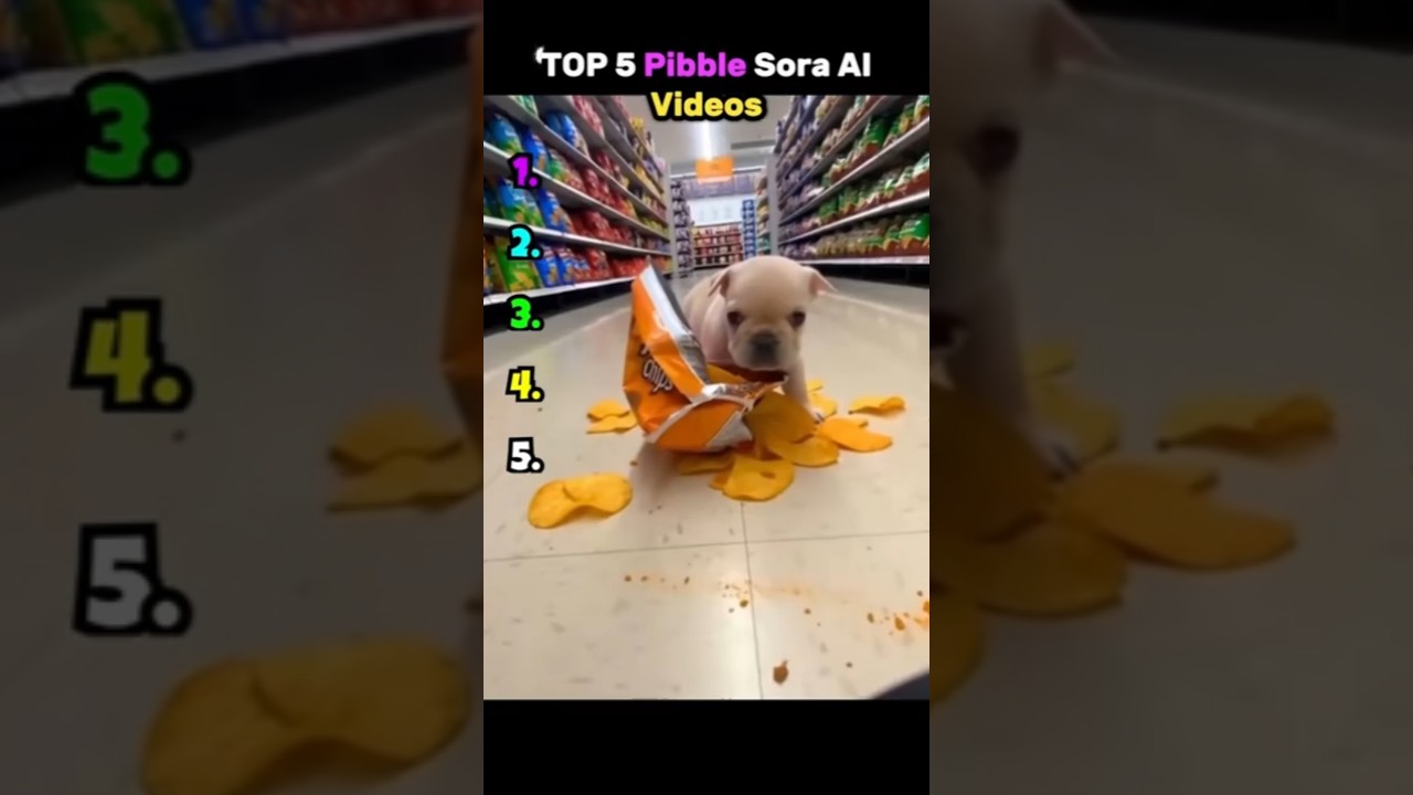 Top 5 Funniest Pibble Sora AI Videos — #1 Made Me Spill My Coffee! 🐶😂 | 