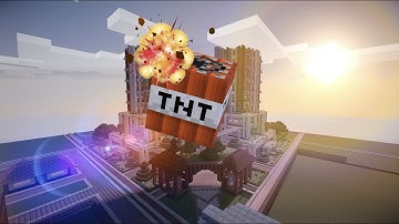 Exploding TNT With No Lag With High End Shaders (first cinematic test)