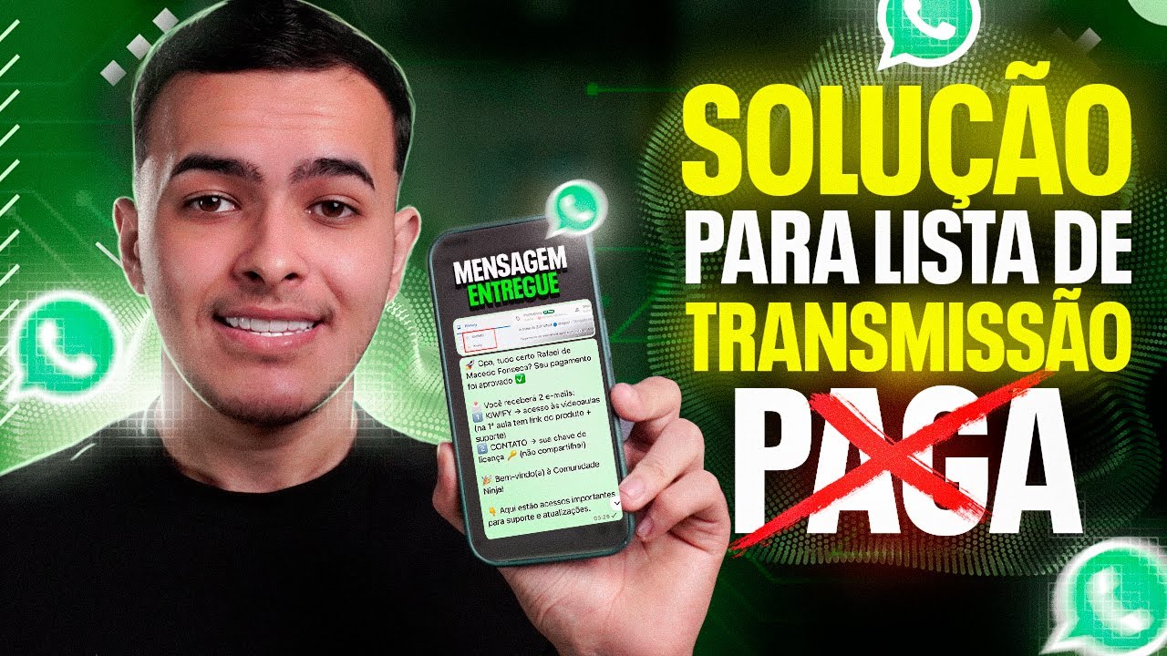 ✅SOLUÇÃO: Como Continuar Enviando Mensagens Grátis nas Listas de Transmissão do WhatsApp
