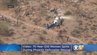 Video Woman Spins Out Of Control During Helicopter Rescue In Phoenix