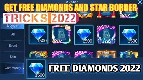 FREE DIAMONDS MLBB + STAR INFLUENCER AVATAR BORDER Tutorial!